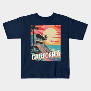 California - Sunshine State Kids T-Shirt